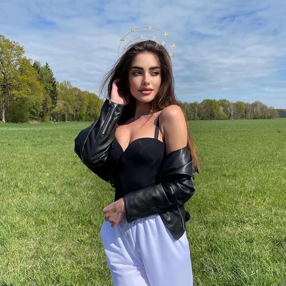 Mouse Ears Headband Star Halo Crown Headpiece Princess Shiny Bows Glitter Cospla - Picture 5 of 7